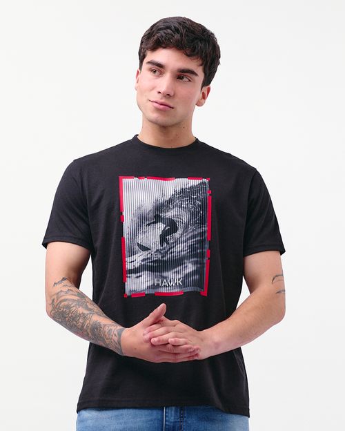 Polo Hombre Mena Negro