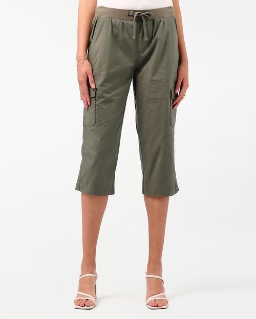 Bermuda Mujer Margarita Verde Campo