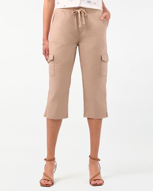 Bermuda Mujer Margarita Beige Oscuro