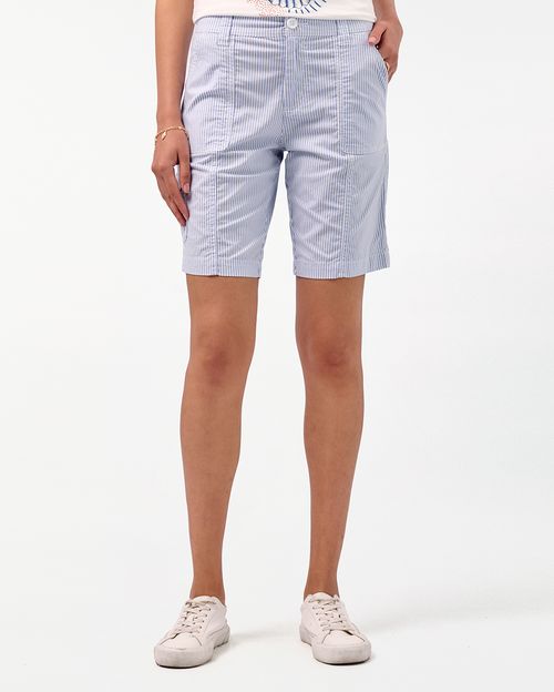 Bermuda Mujer Margaret Print Celeste Artico