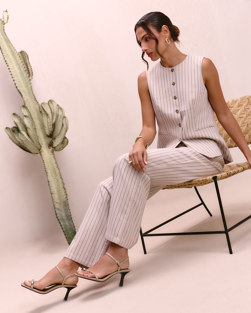 Chaleco-Mujer-Ginette-Beige-Crema-S