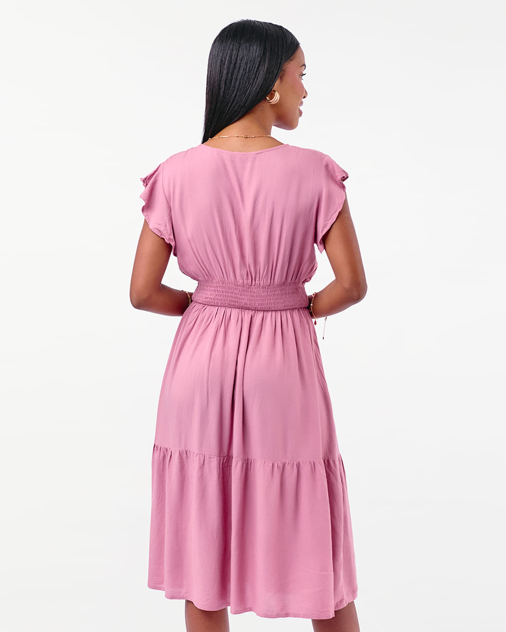 Vestido-Mujer-Leonor-Solid-Malva-Oscuro-S