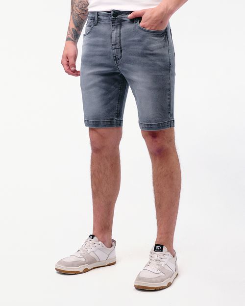 Bermuda Denim Hombre Raseck Total Stone Gray