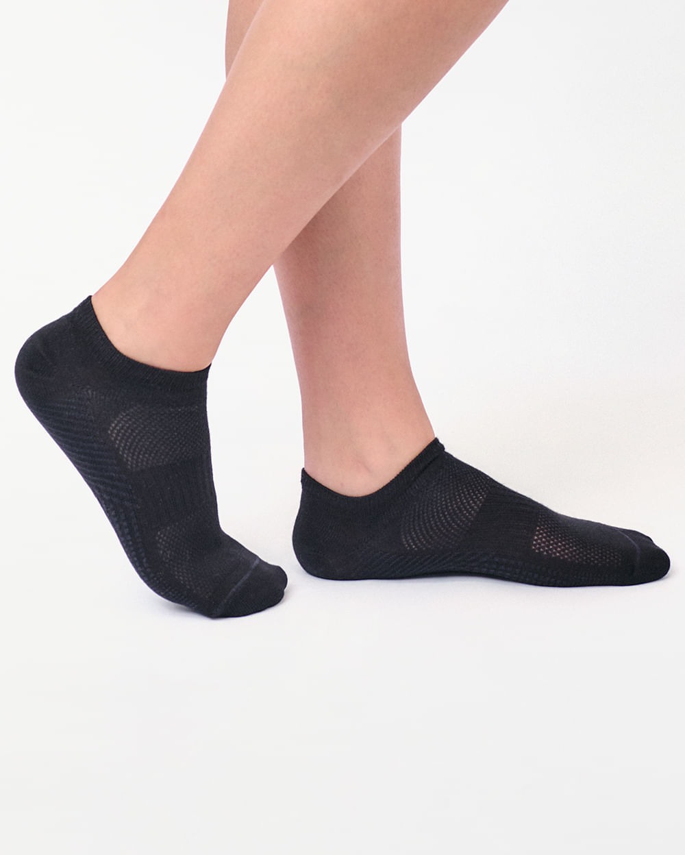 Calcetines-Pack-X-Mujer-Damaris-Coco-Crema-Negro-U