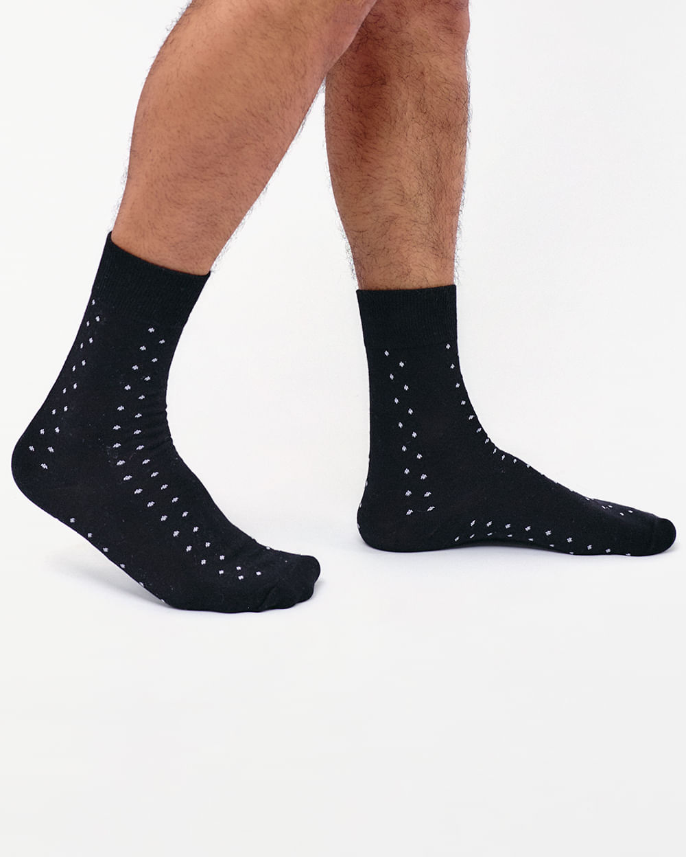 Calcetines-Pack-x-2-Hombre-Formal-Negro-U