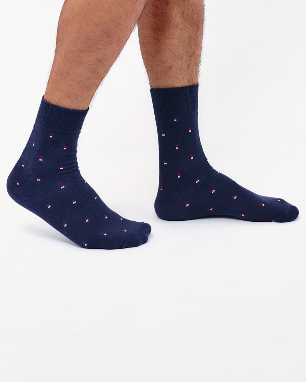 Calcetines-Pack-x-2-Hombre-Formal-Negro-U