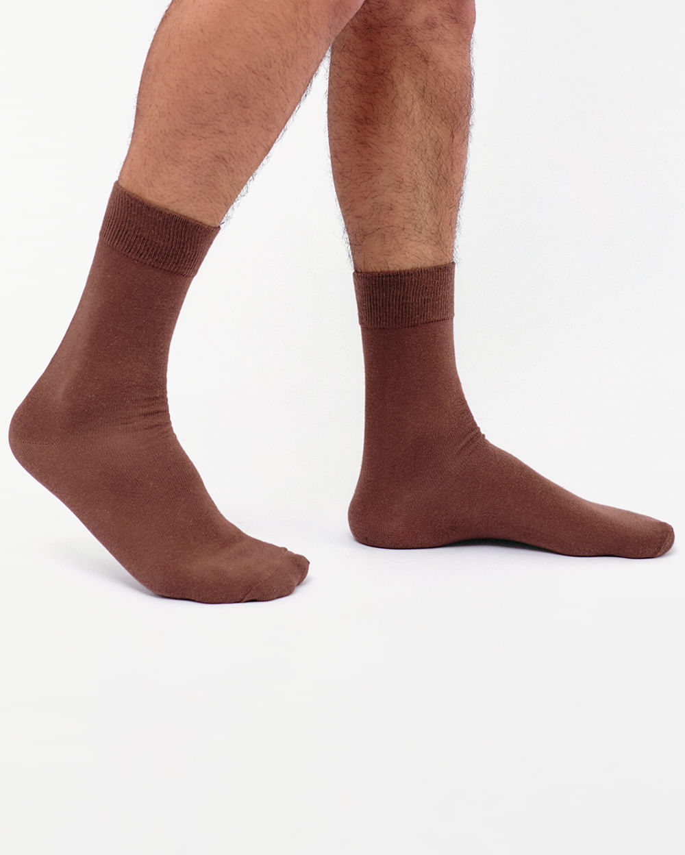 Calcetines-Pack-x-2-Hombre-Formal-Marron-U