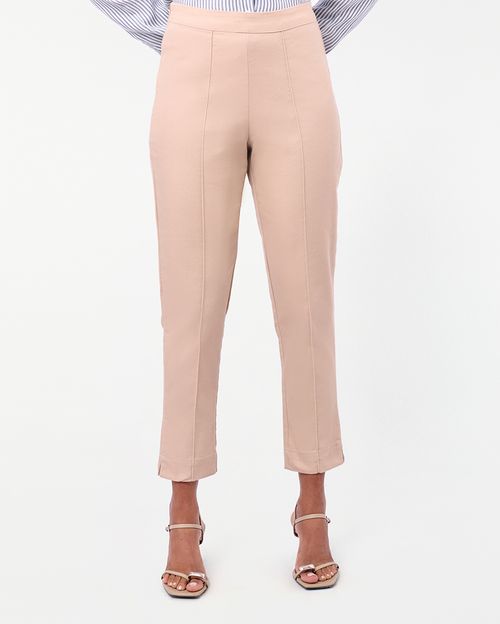 Pantalón Mujer Selena Beige Oscuro