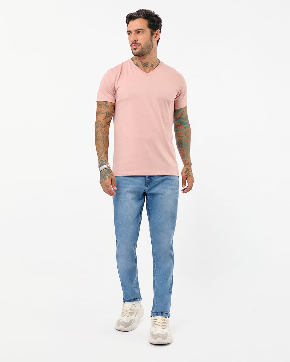 Polo-Hombre-Cesar-Core-Rosado-Empolvado-M