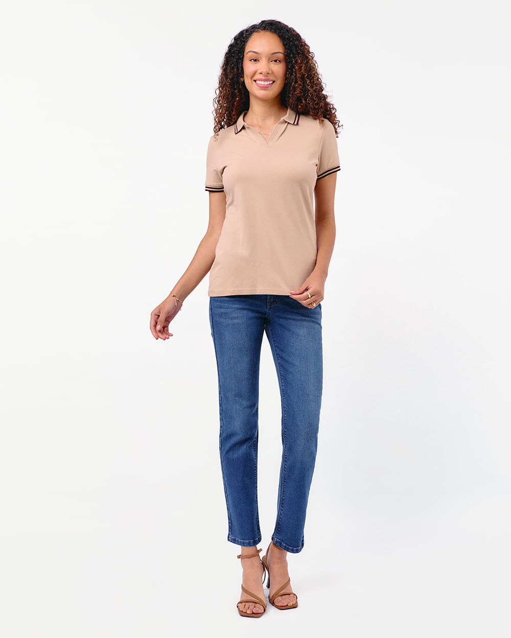 Polo-Cuello-Camisa-Mujer-Marena-Beige-Arena-S