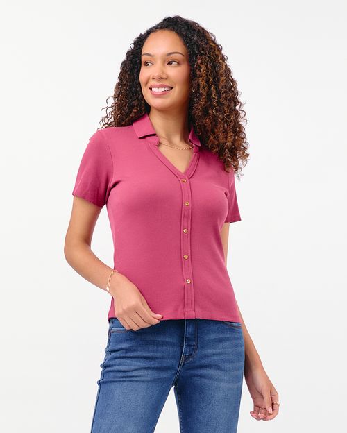 Polo Mujer Supriya Malva Uva