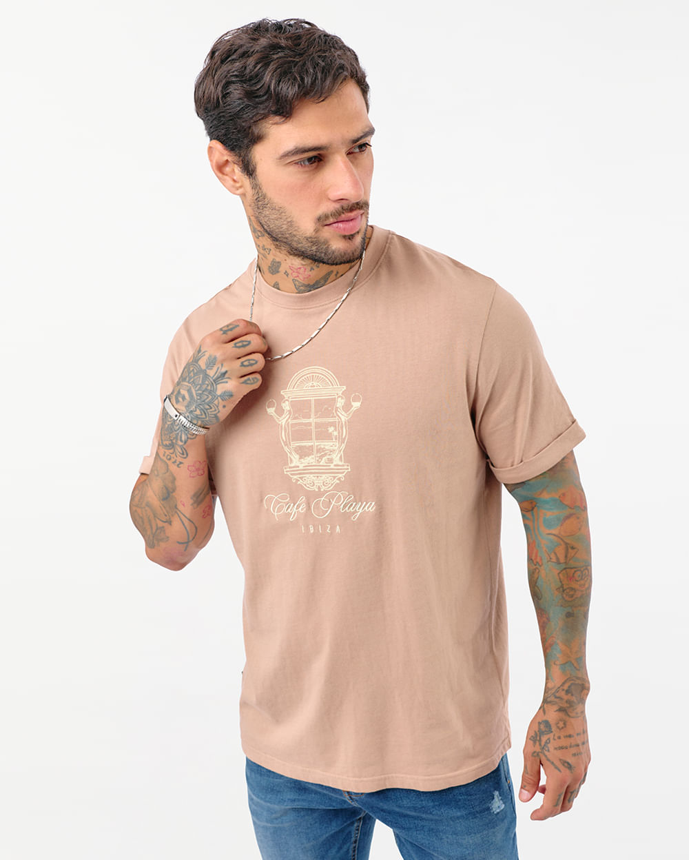 Polo-Hombre-Phill-Beige-Sand-M