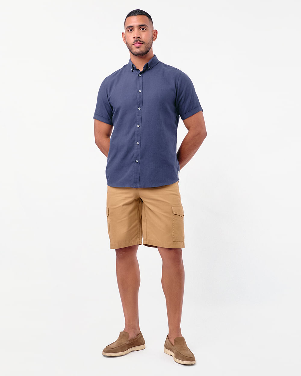 Camisa-Hombre-Yañez-Azul-Nautico-Seda-M