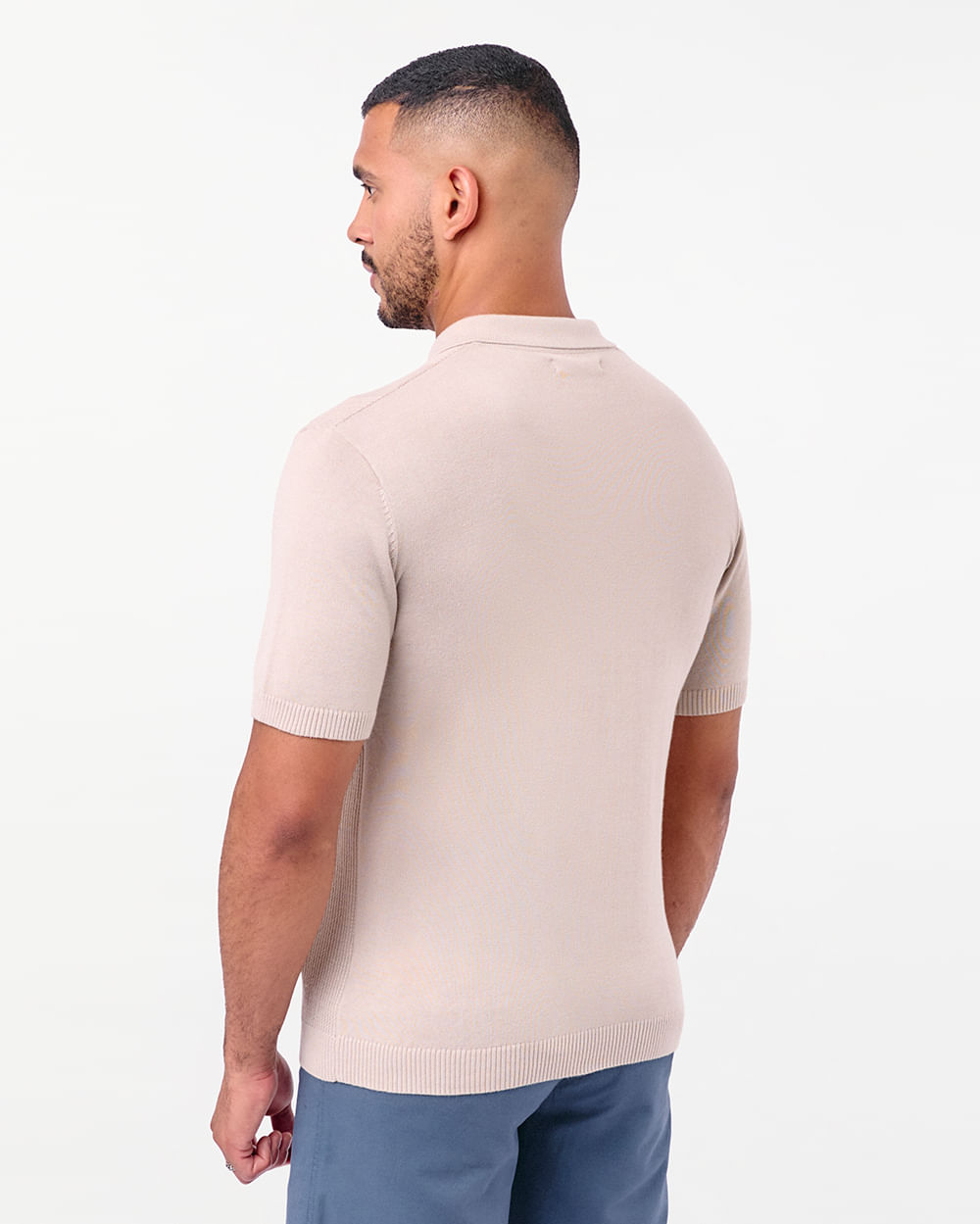 Polo-Cuello-Camisa-Hombre-Barcos-Beige-Arena-M