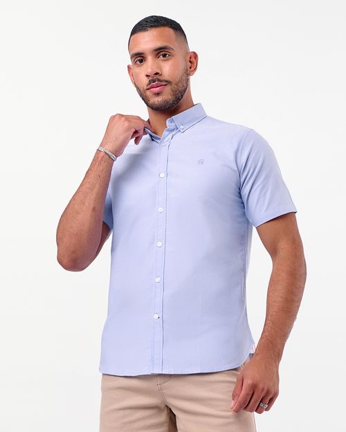 Camisa Hombre Connor Azul Oxford