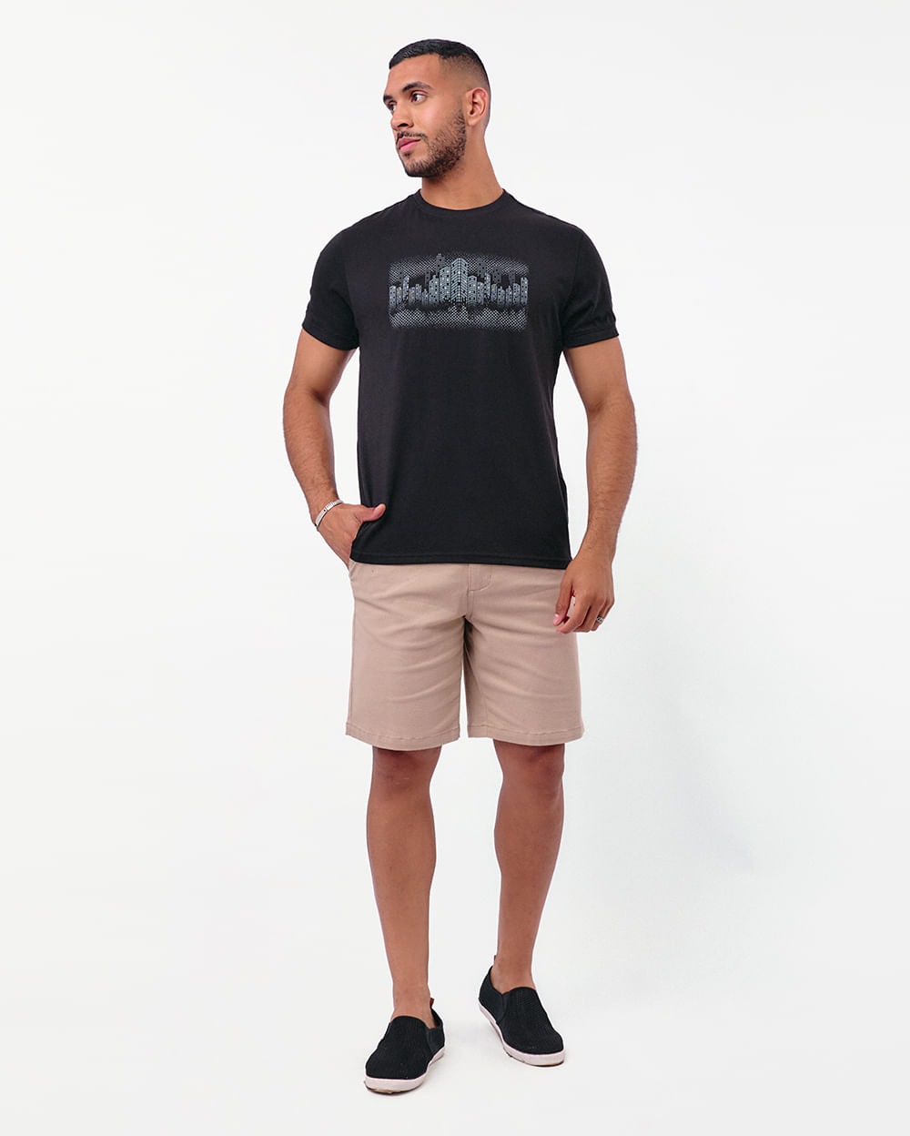 Polo-Hombre-Gael-Negro-M