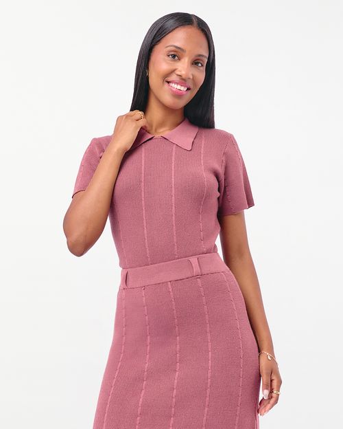 Polo Mujer Naomi Rosa Dusty