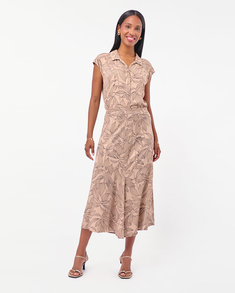 Falda-Mujer-Eulalie-Beige-Natural-S