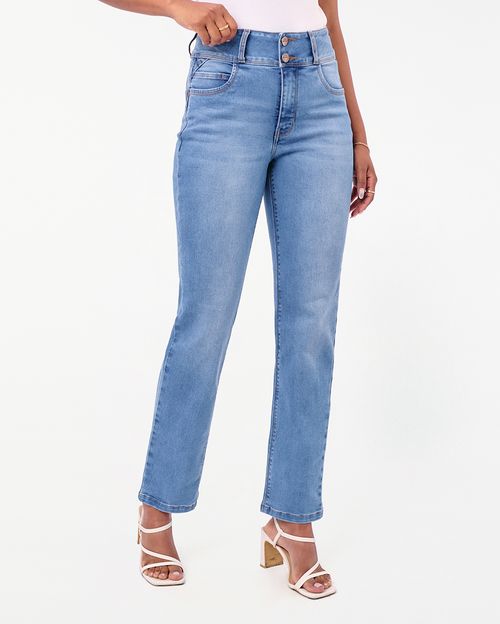 Jean Mujer Lhuna Total Smok Bleach