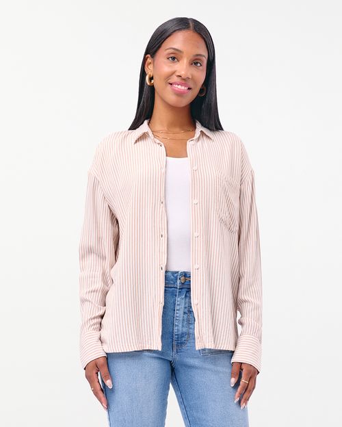 Blusa Mujer Ania Beige Tannin