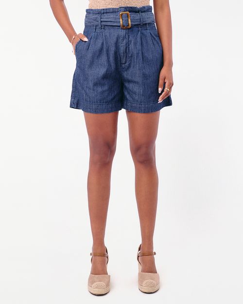 Short Mujer Cami Dark Wash