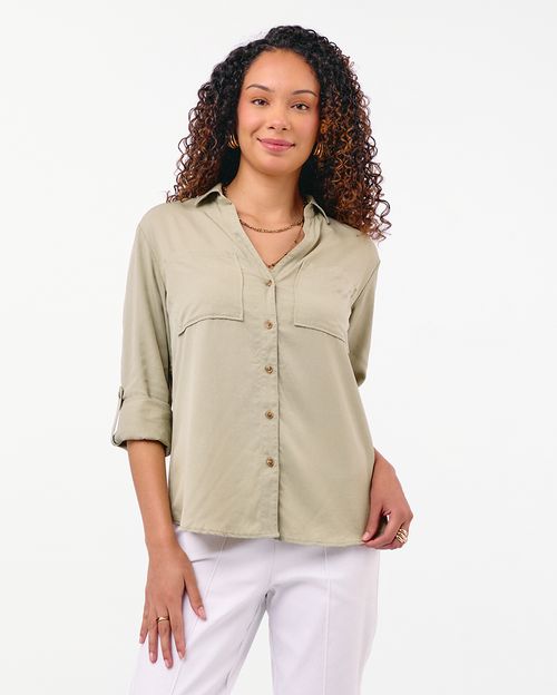 Blusa Mujer Miluska Verde Salvia