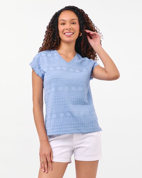 Polo Mujer Catalina Acero Lavanda