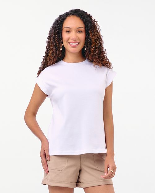 Polo Mujer Kristel Blanco Optico