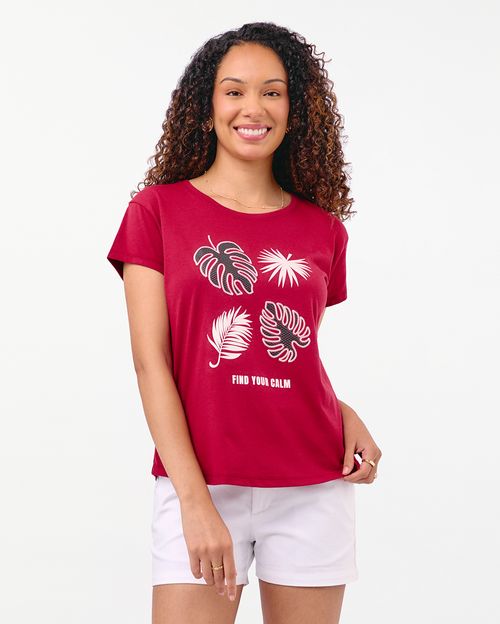 Polo Mujer Niza Teja Rojizo