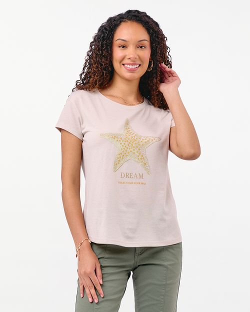 Polo Mujer Niza Beige Arena