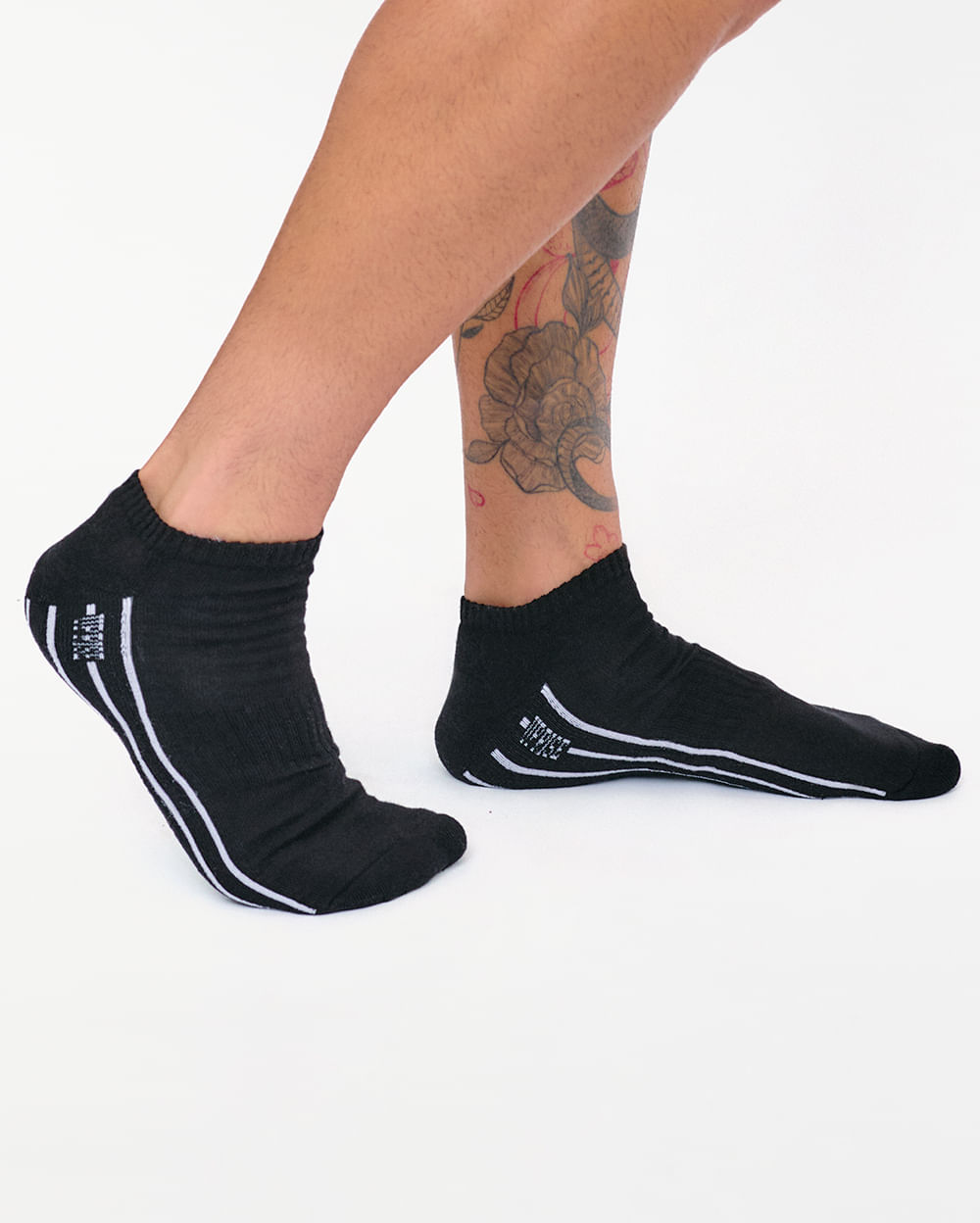 Calcetines-Pack-x-3-Hombre-Marcos-Blanco-Gris-Negro-U