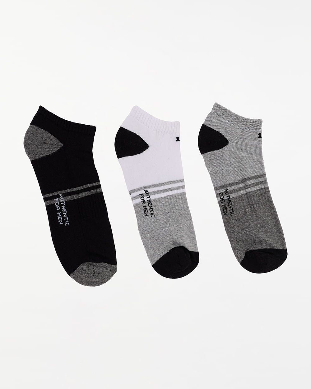 Calcetines-Pack-x-3-Hombre-Marcos-Melange-Azul-Blanco-U