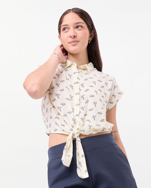 Blusa Mujer Sima Amarillo Pastel