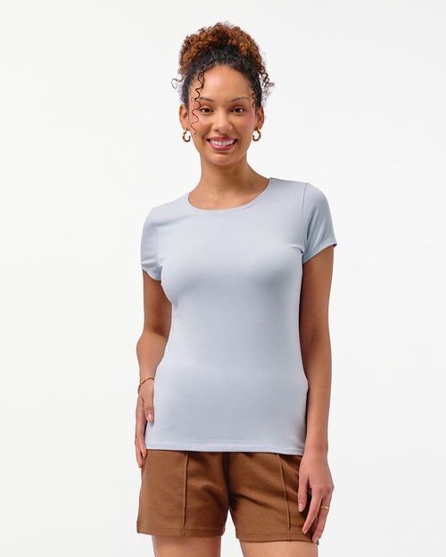 Polo Mujer Dévora Core Celeste Claro