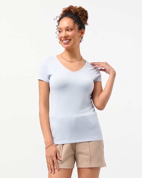 Polo Mujer Dora Core Celeste Claro