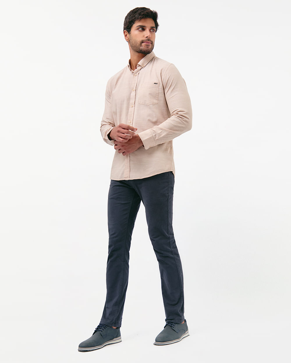 Camisa-Hombre-Paolo-Beige-M