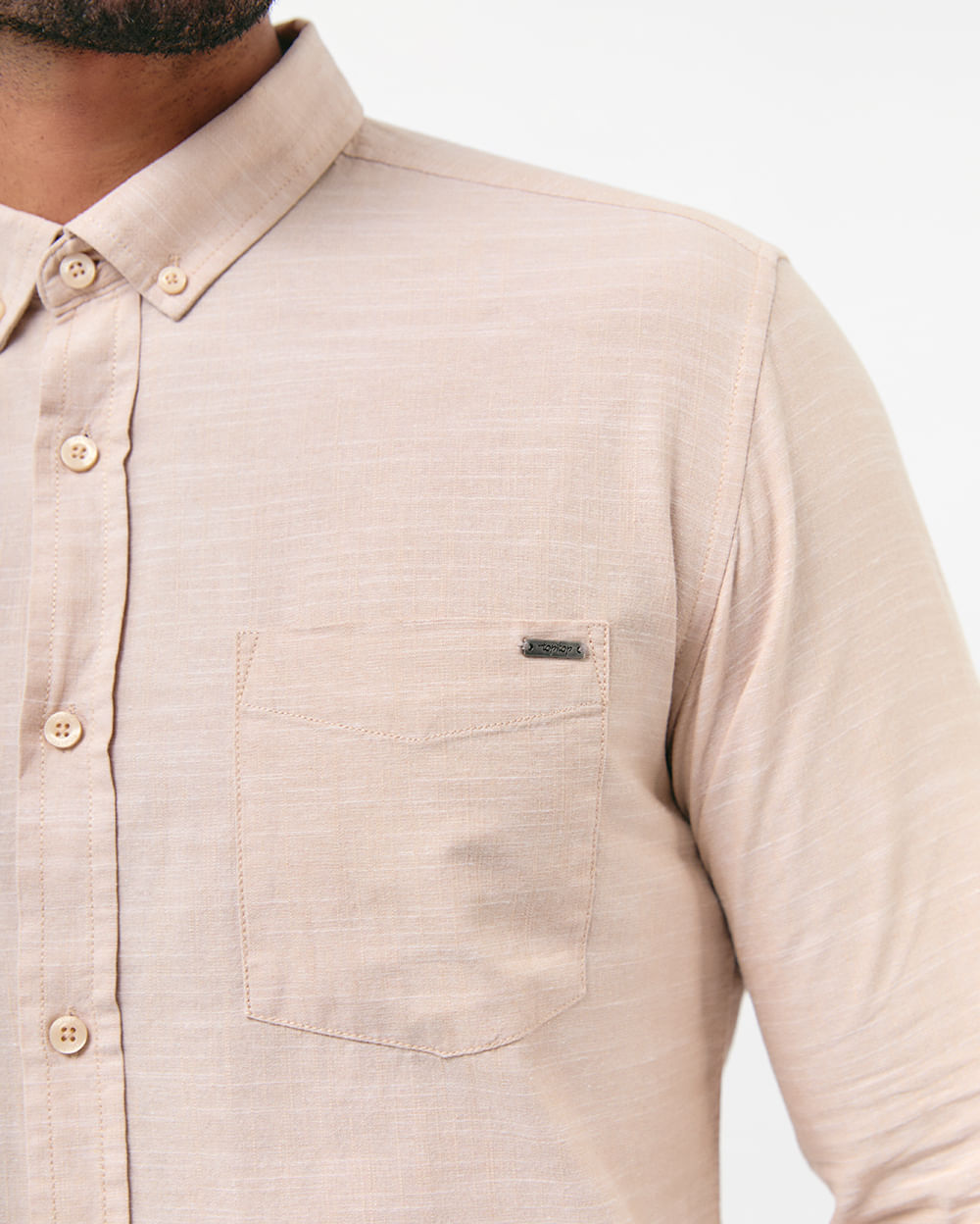 Camisa-Hombre-Paolo-Beige-M