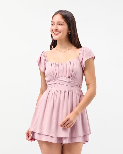 Enterizo Mujer Chani Palo Rosa