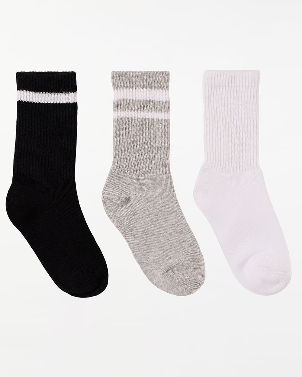 Calcetines-Medias-Pack-De-3-Unidades-Unisex-Riley-Negro-gris-blanco-06