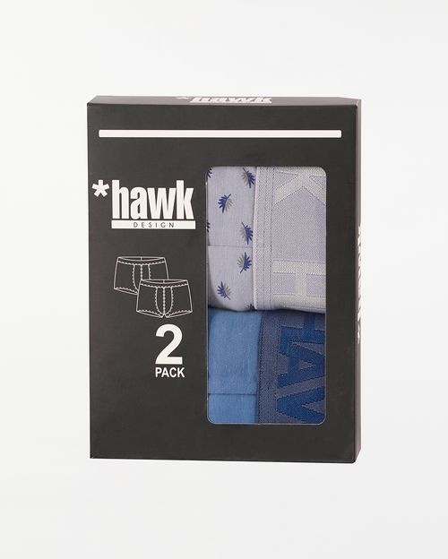 Bóxer Pack x 2 Hombre Camir Celeste/Azul