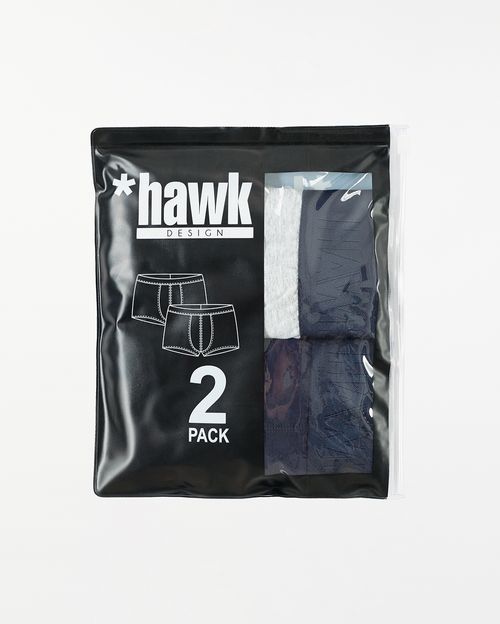 Boxer Pack x 2 Hombre Rocco Melange/Azul