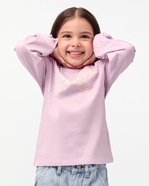 Polo Niña Mariamanda Lila Frío