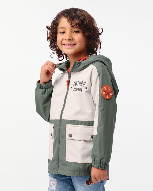 Casaca Niño Boone Verde Vintage/ Coco