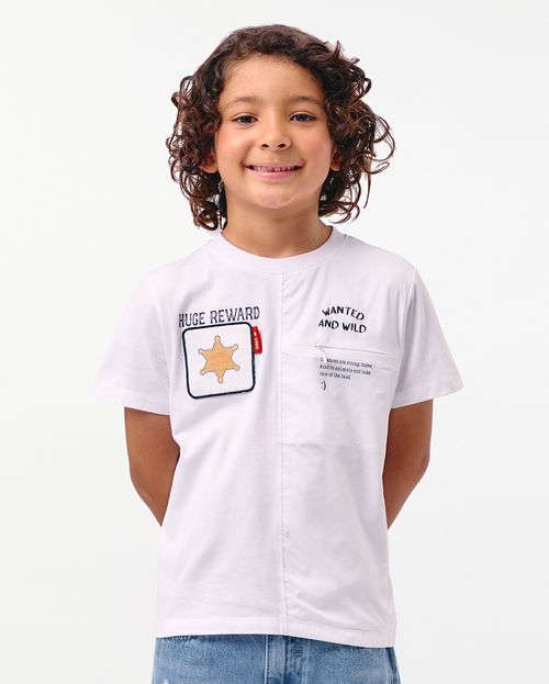 Polo Niño Marcos Blanco Optico