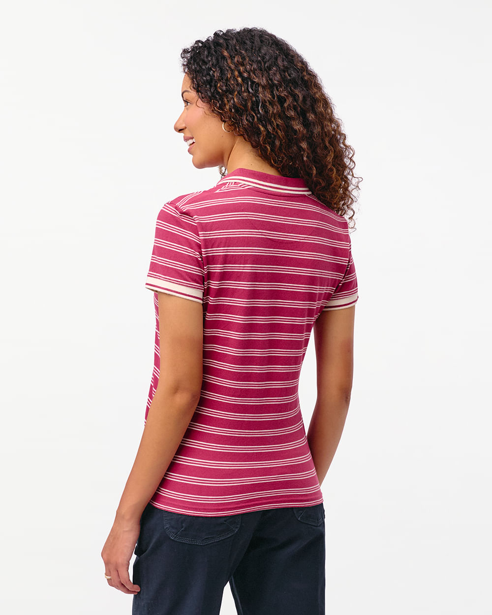 Polo-Cuello-Camisa-Mujer-Rose-Malva-Uva-S