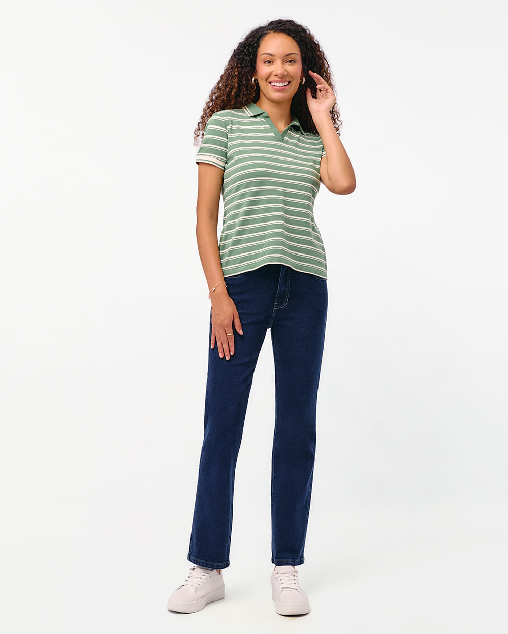 Polo-Cuello-Camisa-Mujer-Rose-Verde-Palmera-S