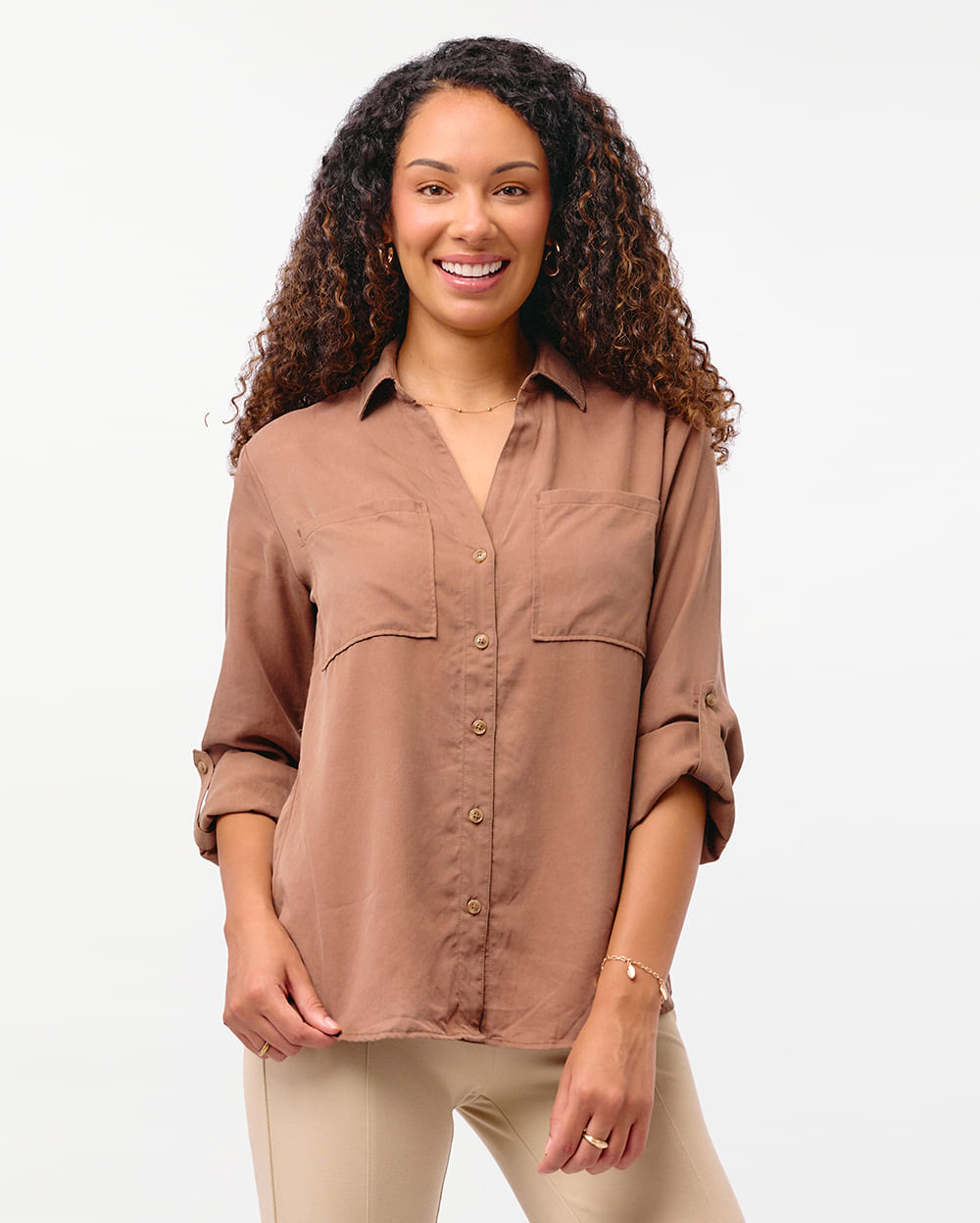 Blusa-Mujer-Miluska-Marron-Cocoa-S