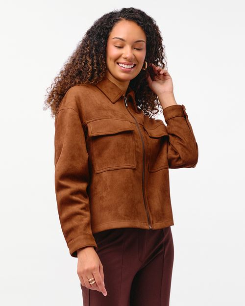 Casaca Mujer Violet Marron Roble