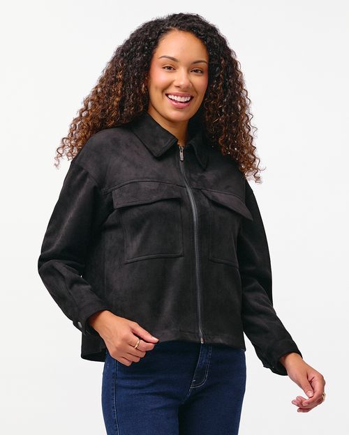 Casaca Mujer Violet Negro