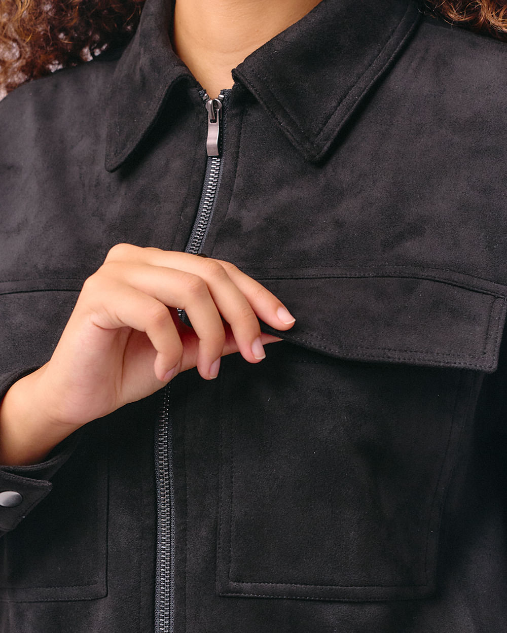 Casaca-Mujer-Violet-Negro-S